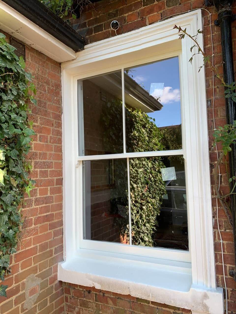 double glazed victorian sash window