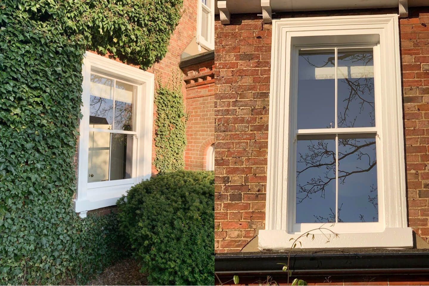 retrofitted wooden frame sashes 