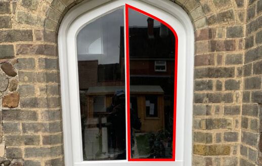 Special curved double glazing units